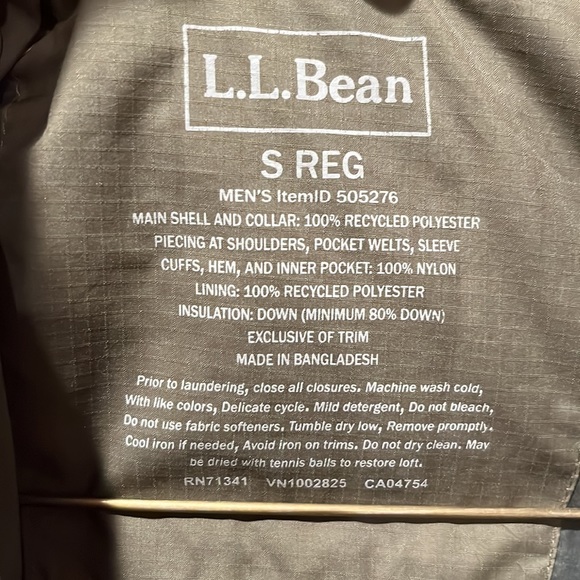 L.L. Bean Men's Coat - Picture 7 of 11